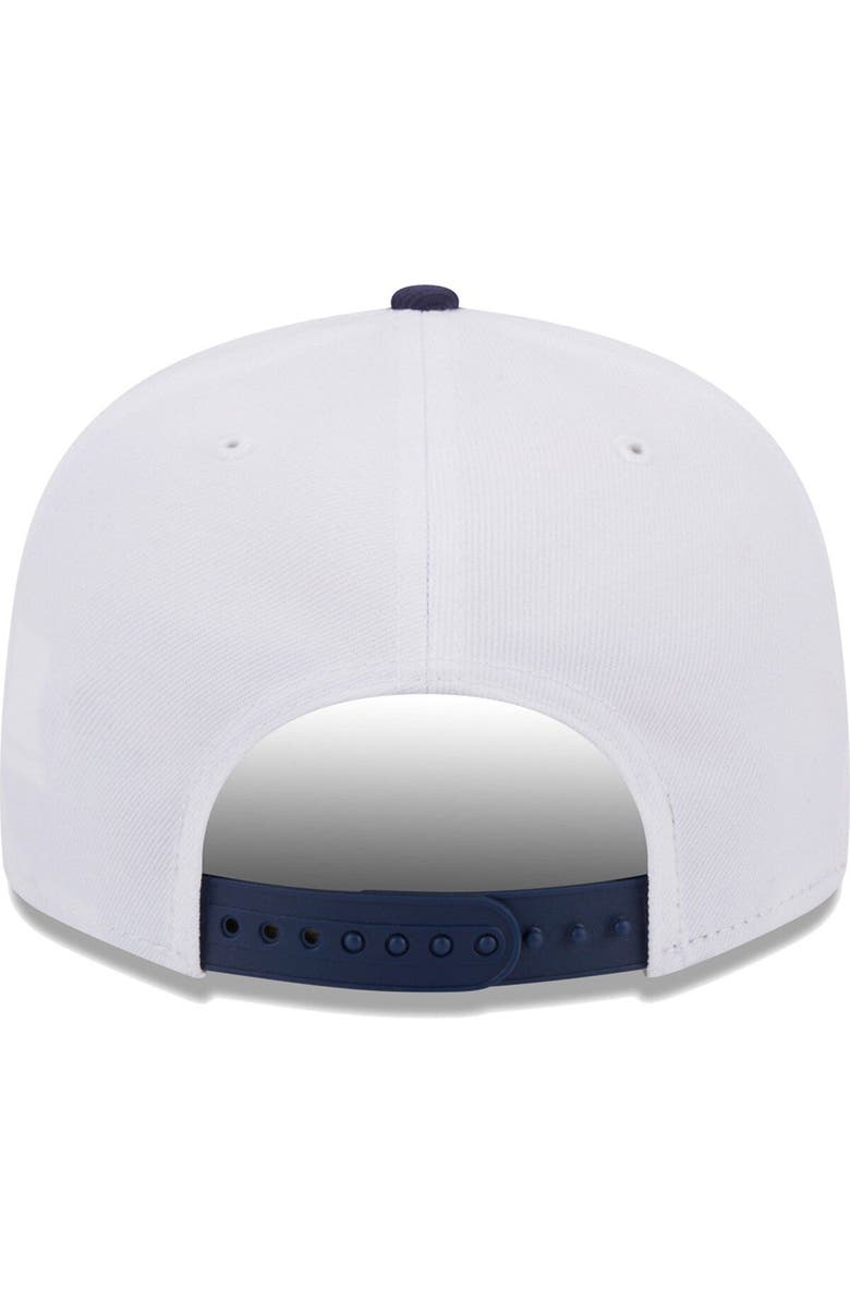 New Era Men's New Era White/Navy Chicago White Sox Crest 9FIFTY Snapback Hat, Alternate, color, White
