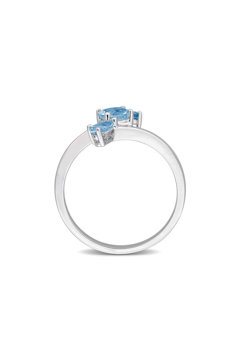 Swiss Blue Topaz Bypass Ring, Alternate, color, BLUE