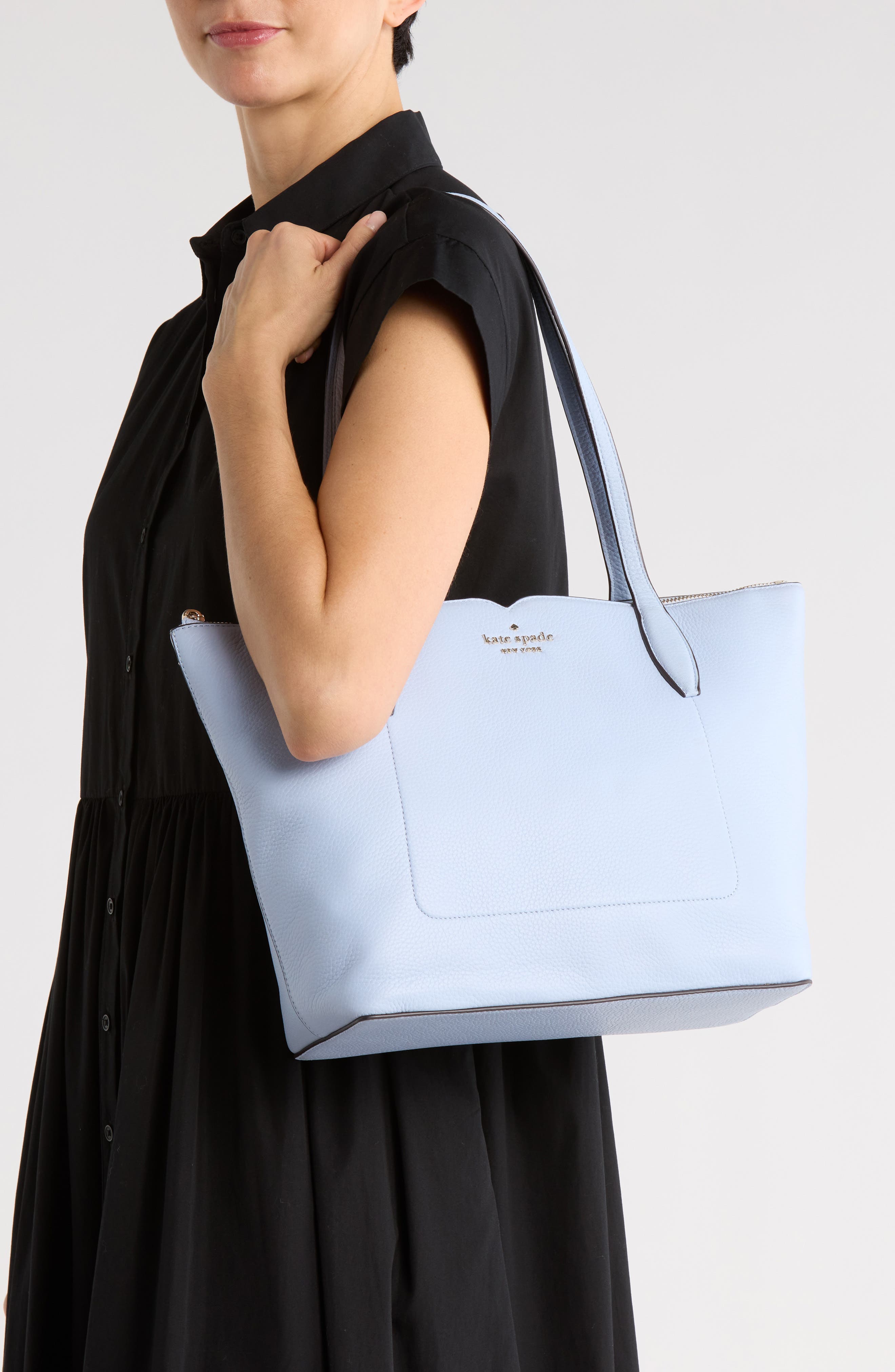 Kate Spade New York harlow tote bag, Alternate, color, Serenity