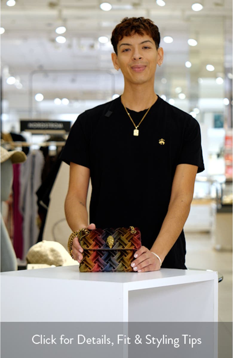 Mini Kensington Convertible Velvet Crossbody Bag, sales video thumbnail