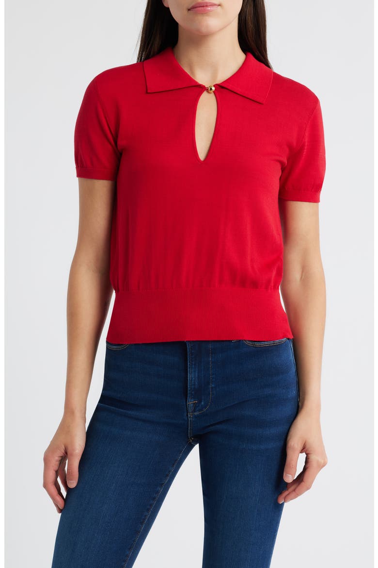 The Keyhole Polo, Main, color, BRIGHT RASPBERRY