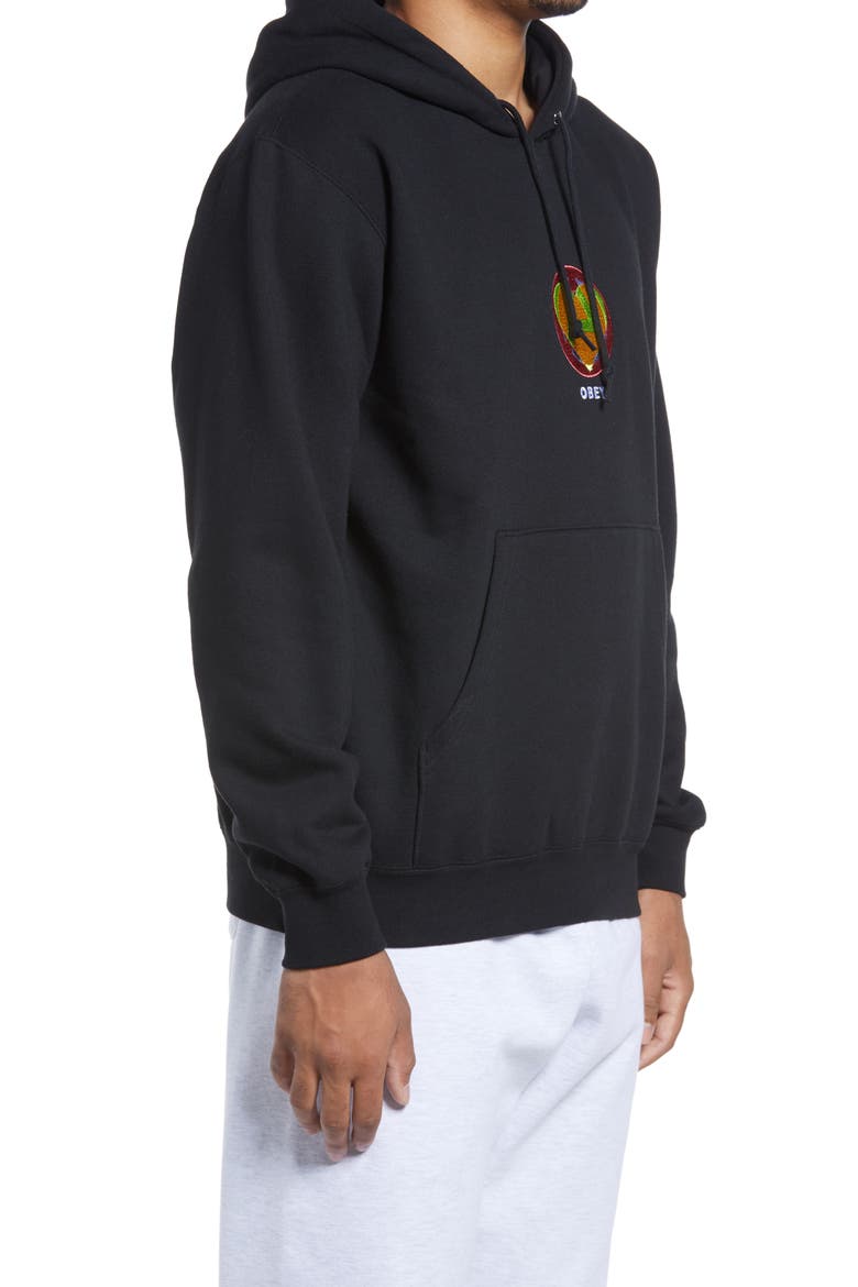 Anarchy Hoodie, Alternate, color, BLACK