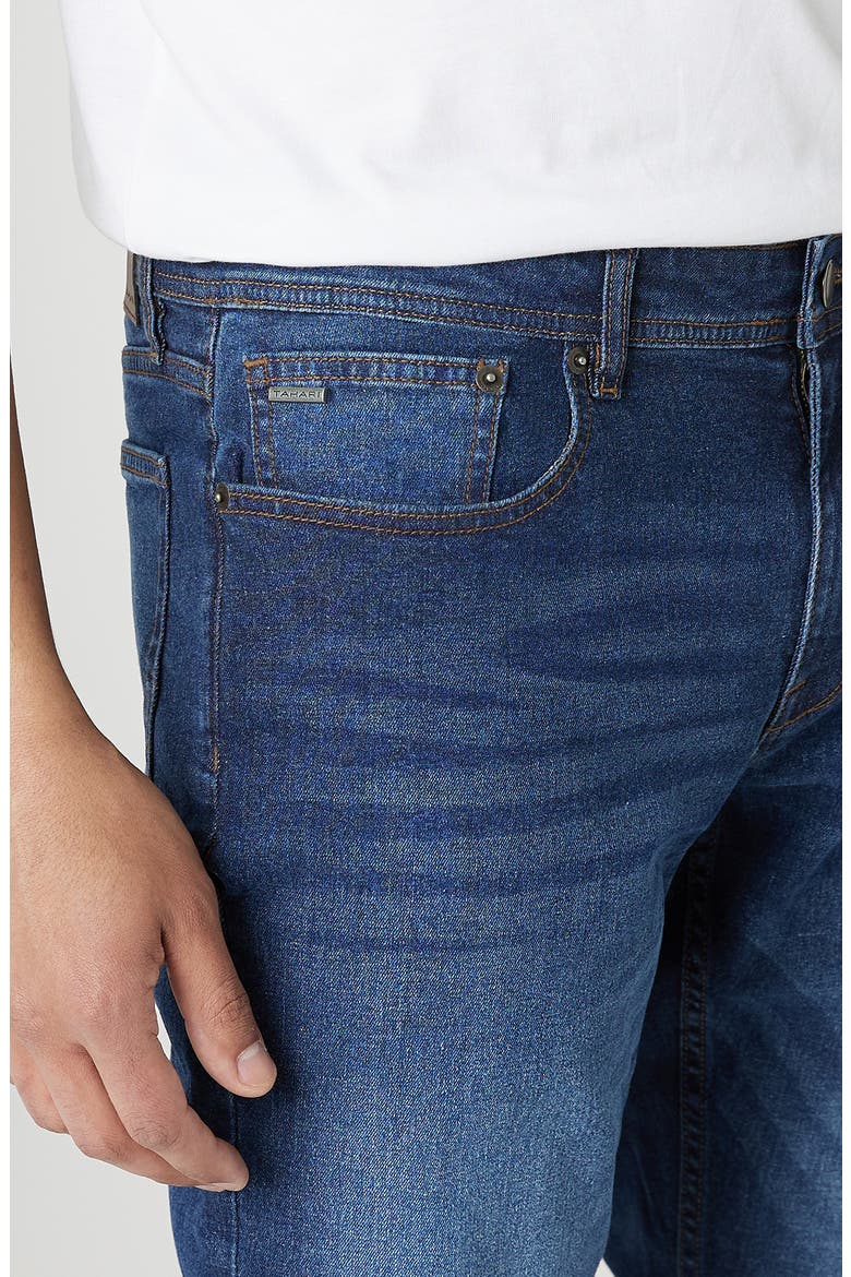 Stretch Slim Jeans, Alternate, color, TITAN