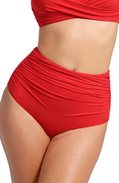 Shapewear Ruched Sculpting Bikini Bottom