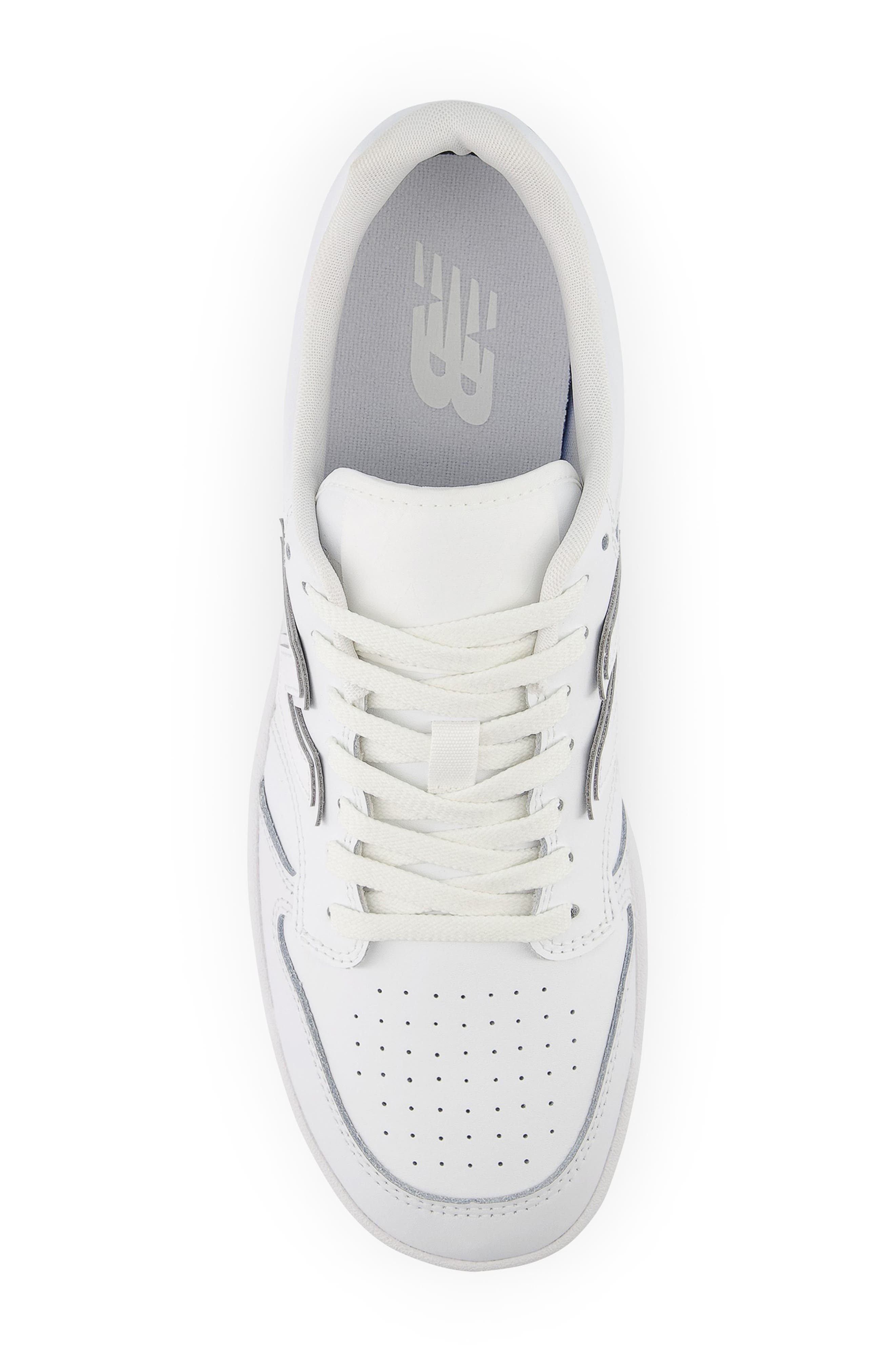 New Balance 480 Basketball Sneaker, Alternate, color, White/ White