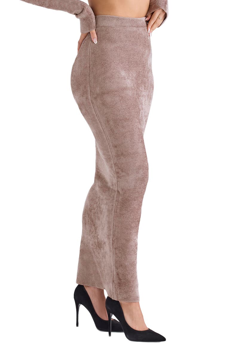 Rene Chenille Maxi Skirt, Alternate, color, ROSE