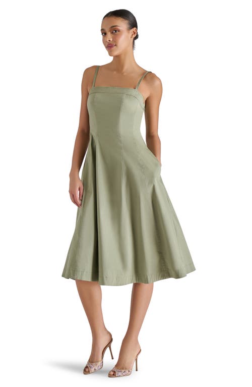 Steve Madden Raleigh Stretch Cotton Midi Dress