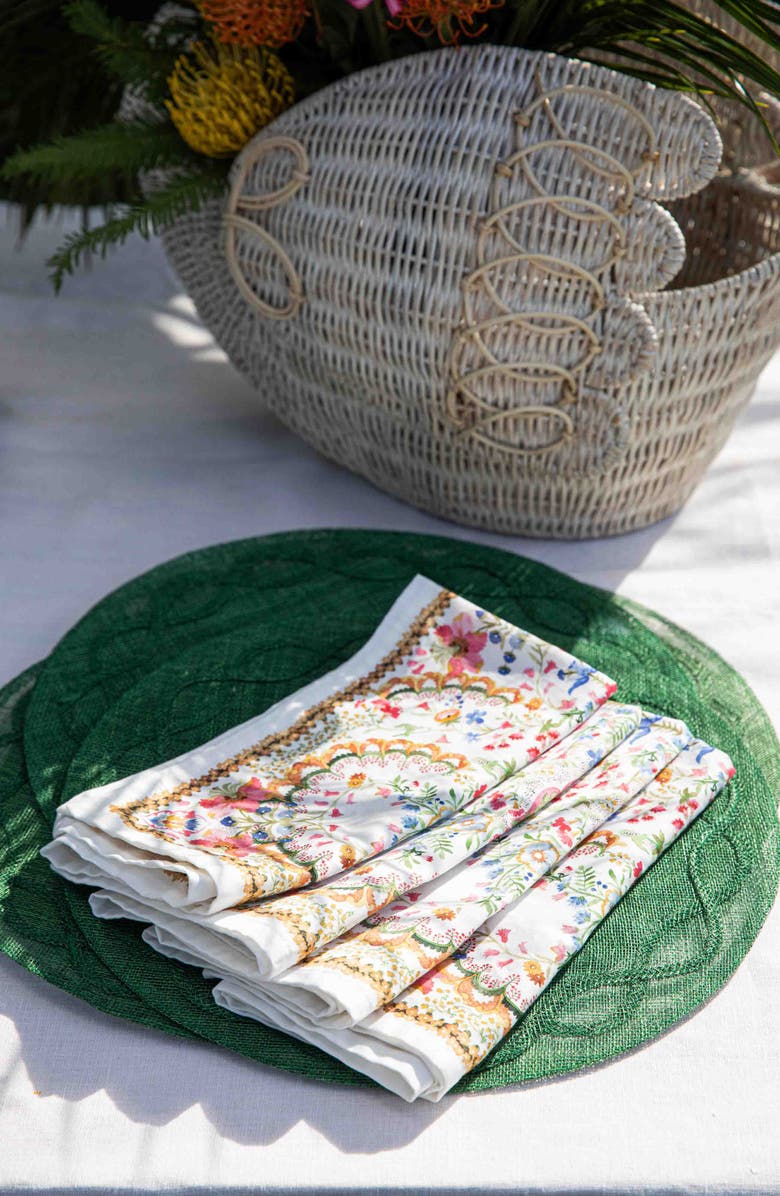 Juliska Tuileries Garden Set of 4 Placemats, Alternate, color,