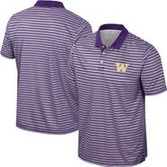 COLOSSEUM Men's Colosseum Purple Washington Huskies Striped Polo