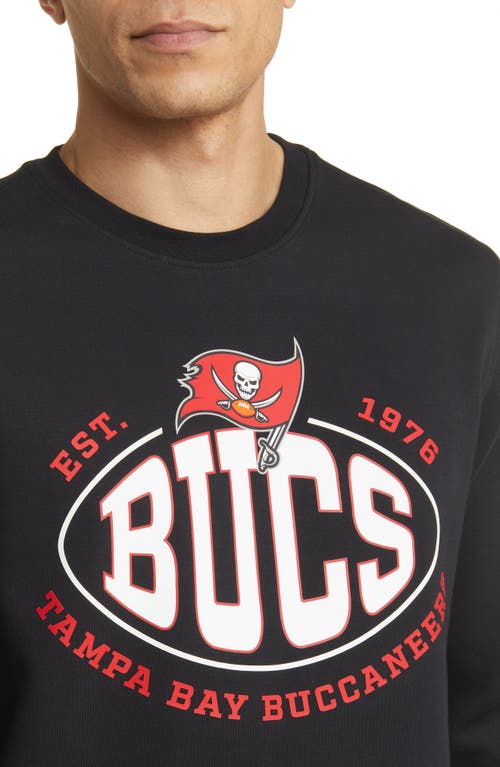 Shop Hugo Boss Boss X Nfl Crewneck Sweatshirt In Tampa Bay Buccaneers Black