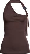 Paloma Wool Simulet Side Tie Jersey Halter Top