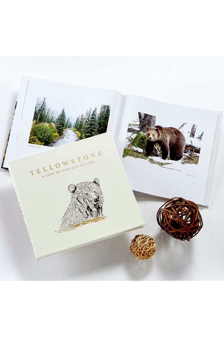 Yellowstone A Land of Wild and Wonder Leather Edition, Alternate, color, IVORY