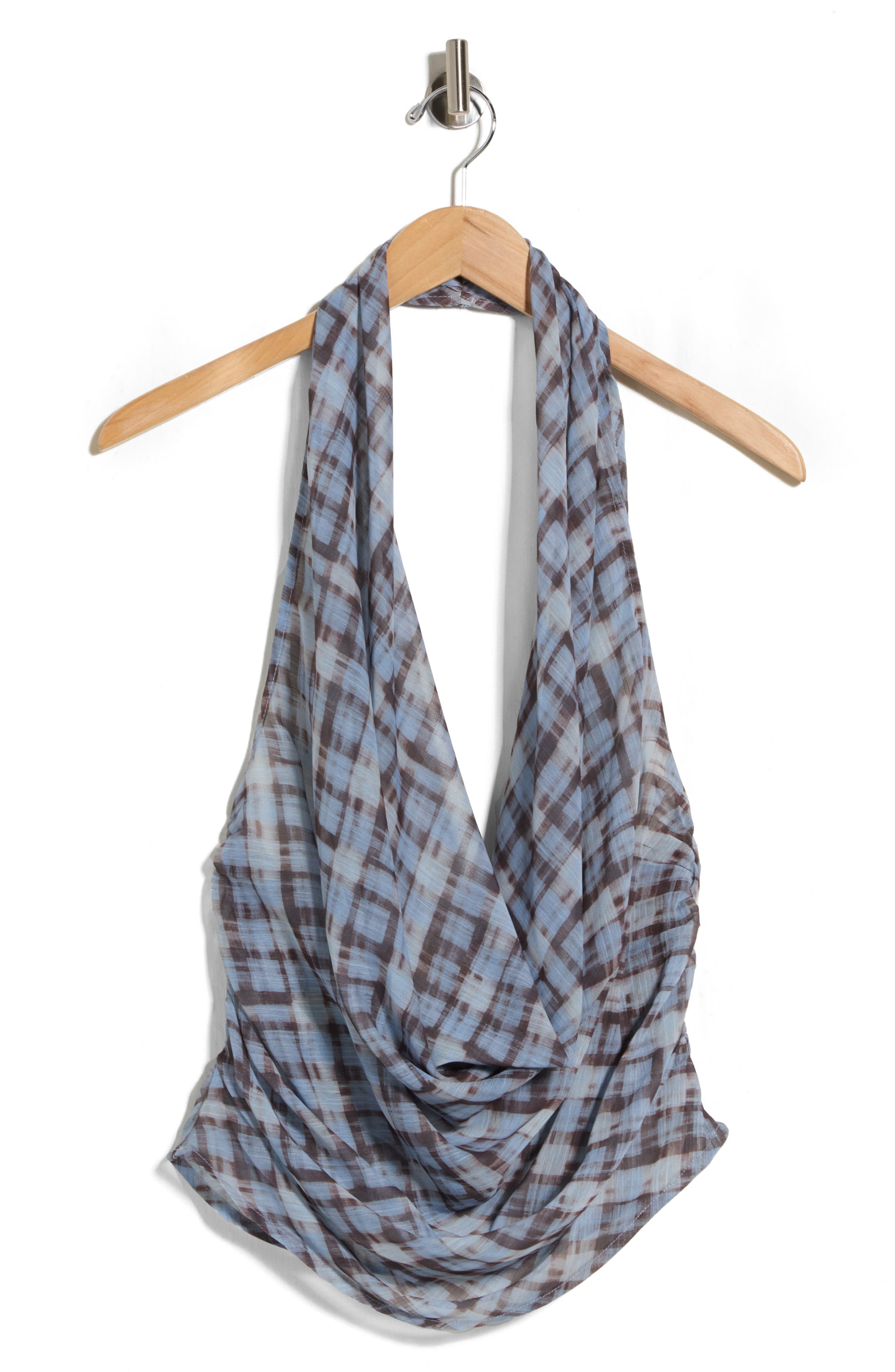 Aldana Plunge Halter Top