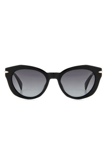 Rag & Bone 53mm Cat Eye Sunglasses In Black