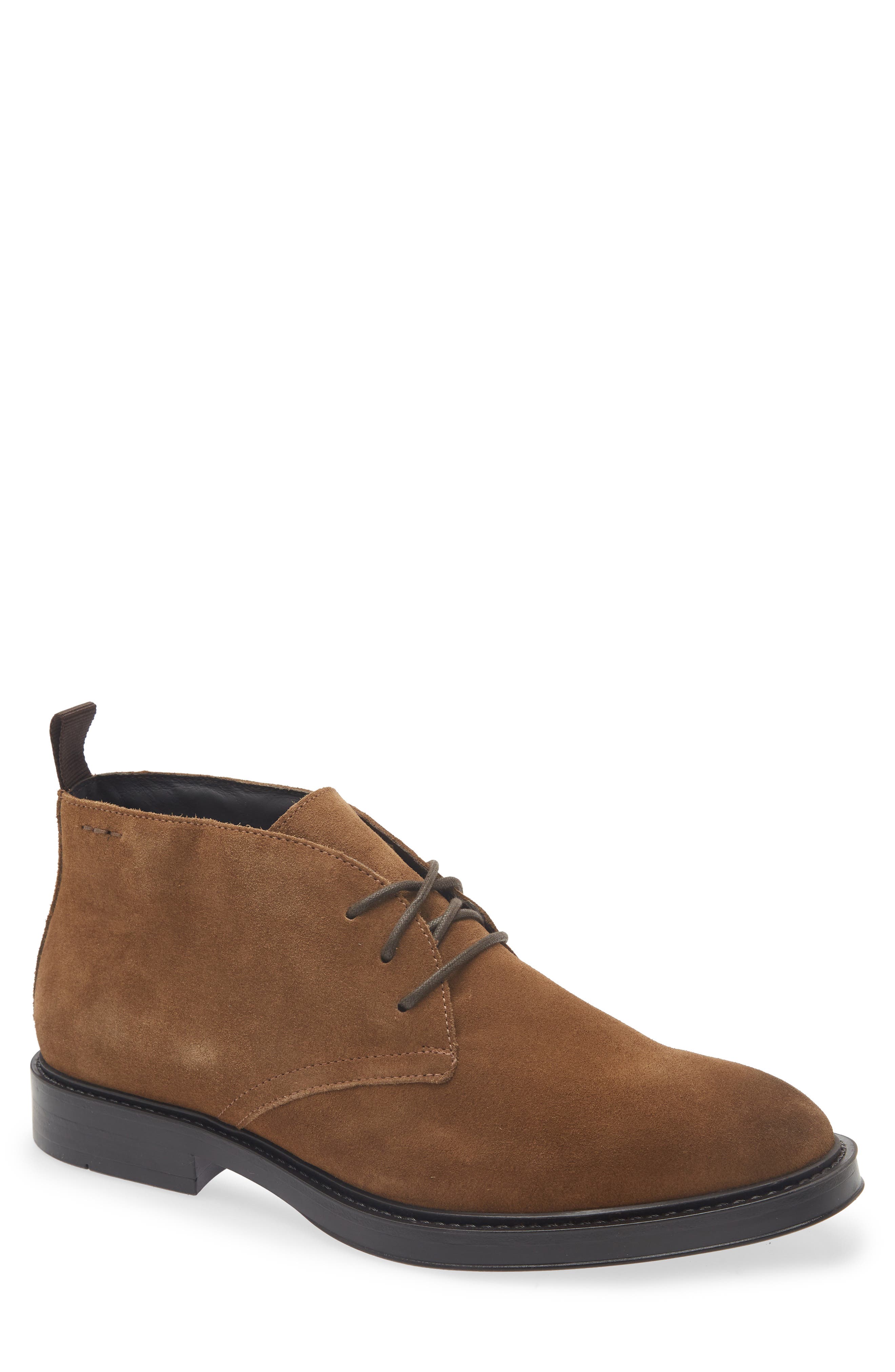 Waylen Leather Chukka Boot, Main, color, BROWN SIENA