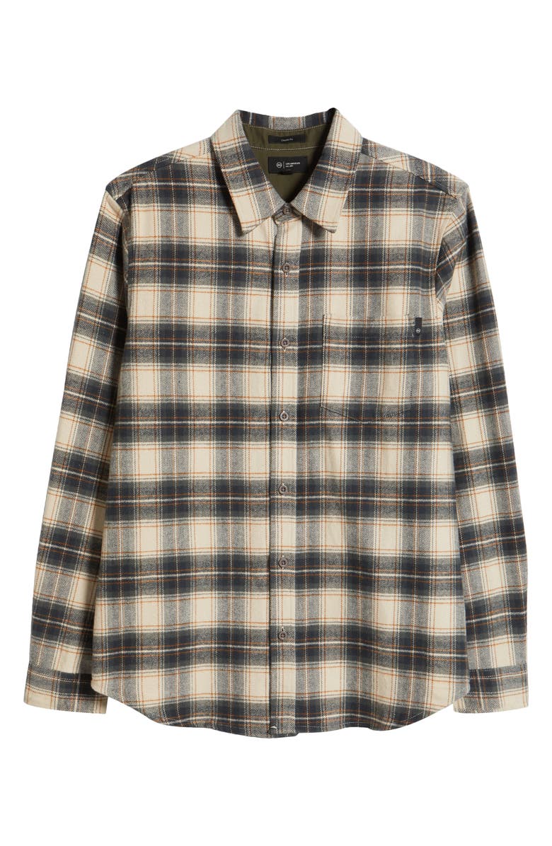 AG Aiden Plaid Cotton Button-Up Shirt, Alternate, color, 