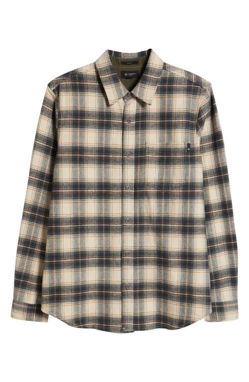 Ag Aiden Plaid Cotton Button-up Shirt In Cozy Plaid Vinte Green Multi