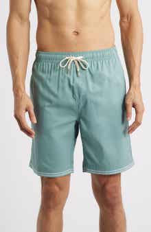 Nordstrom 8-Inch Polyester Classic Swim Trunks