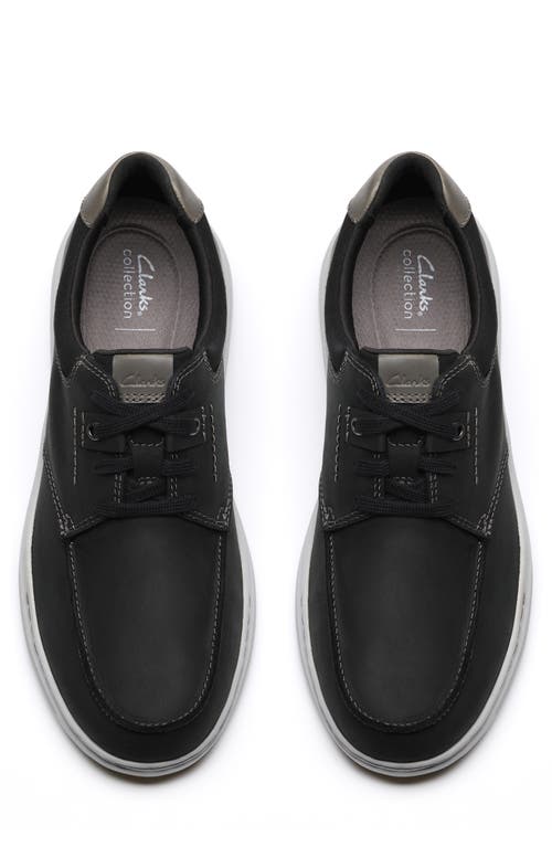 Clarks Men's Craftwell Moc Dress Casual Lace Up Sneakers In Black