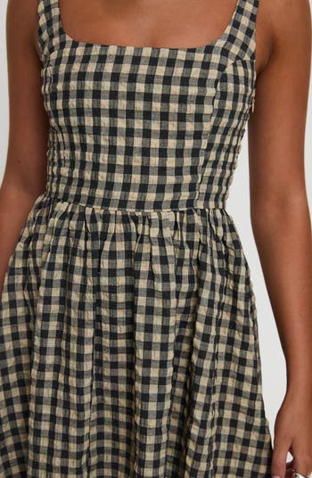 Cartmel Gingham Check Maxi Dress