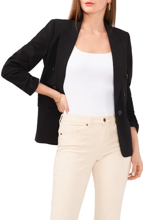 Scrunch Sleeve Blazer