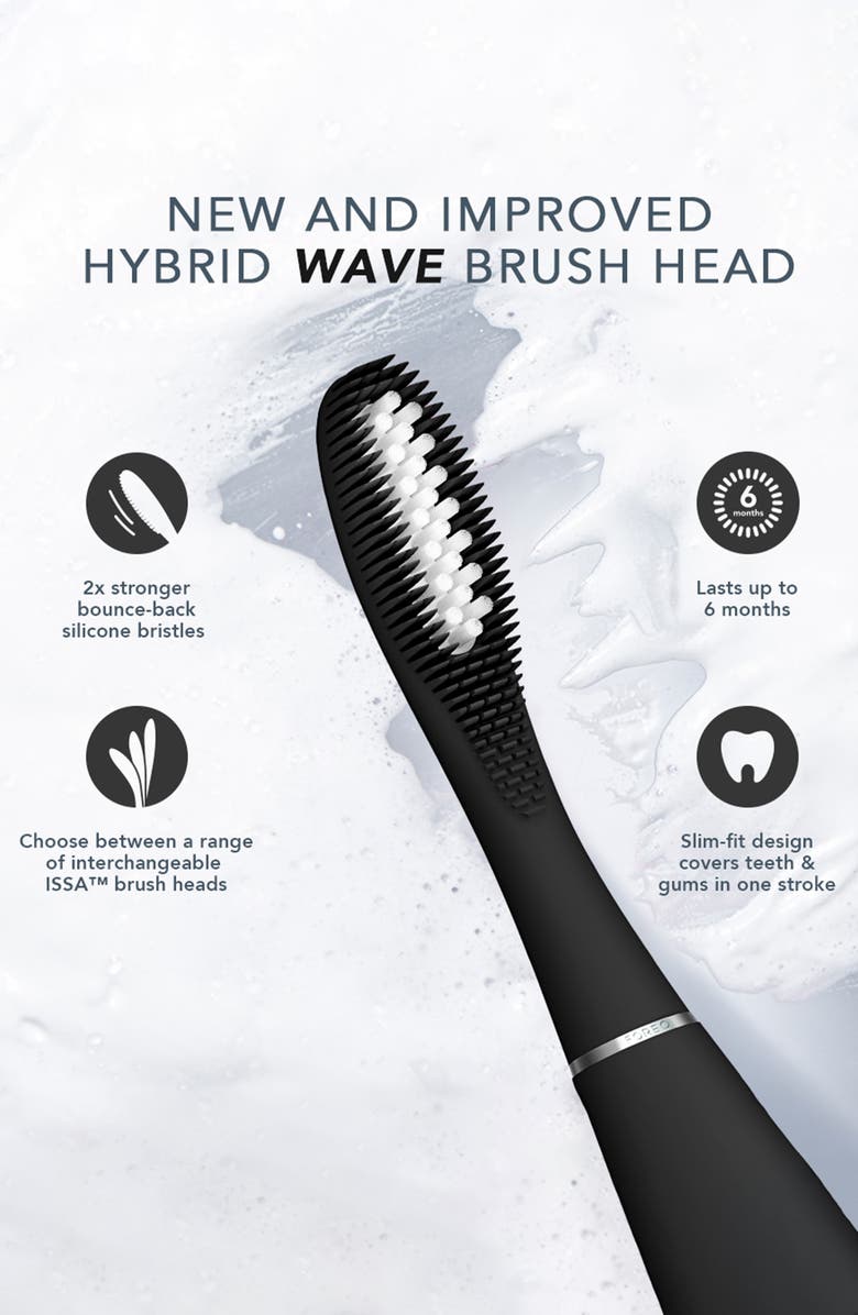 FOREO ISSA 3 Electric Toothbrush, Alternate, color, Black