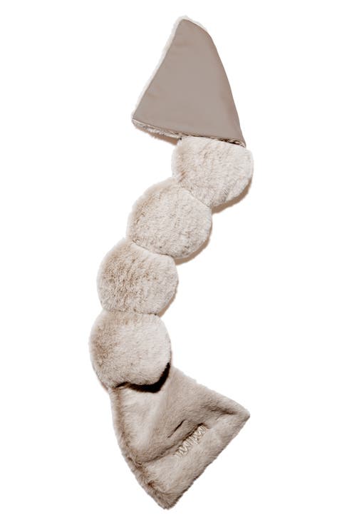 Teddy Faux Fur Weighted Sleep Mask