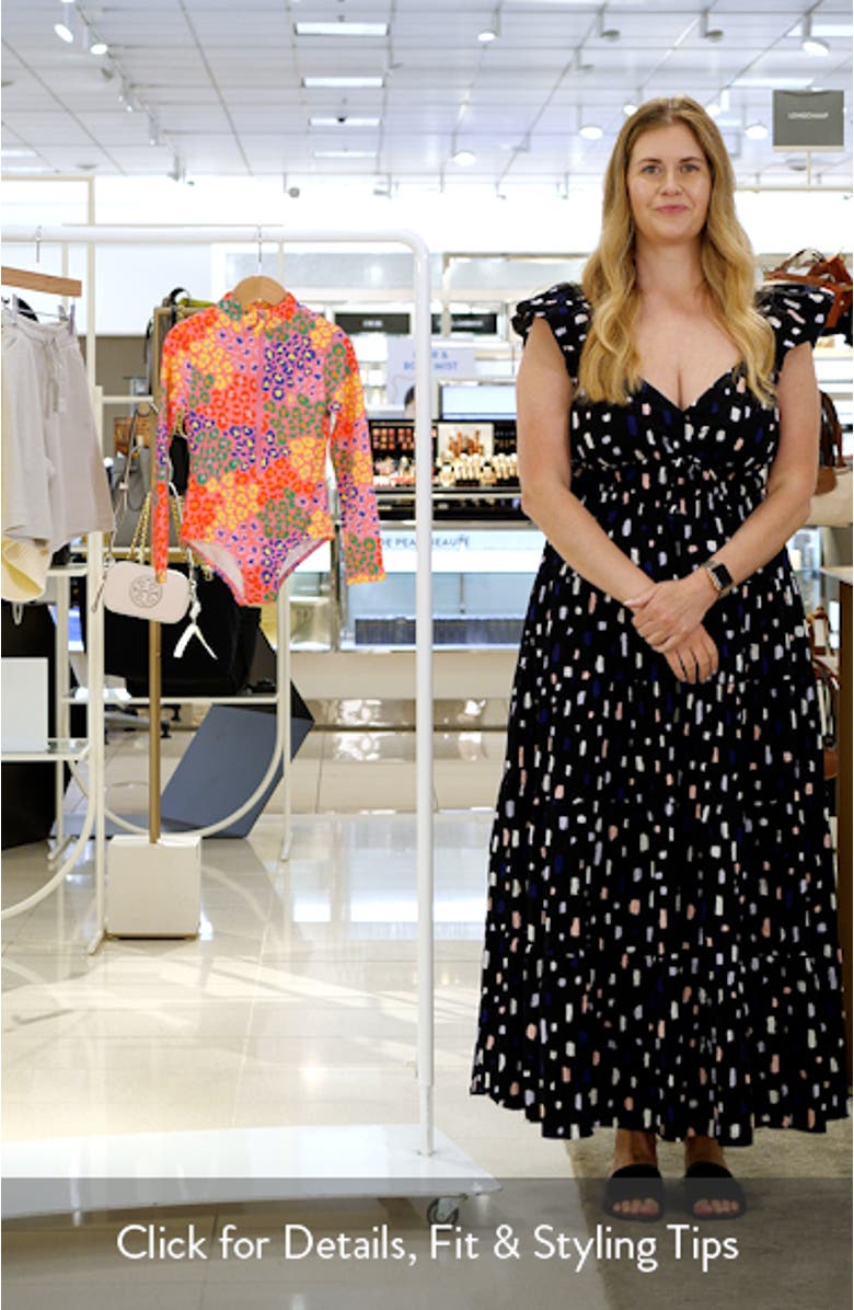 Kids' Long Sleeve One-Piece Rashguard Swimsuit, sales video thumbnail