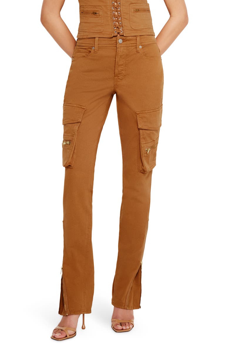 Good American Skinny Twill Cargo Pants, Alternate, color,