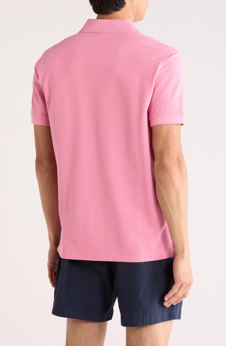 Brooks Brothers Solid Piqué Slim Fit Polo, Alternate, color, Medium Pink