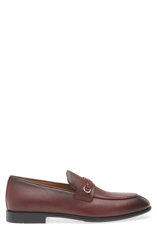 Ferragamo Desio Loafer In Cordovan New Biscotto
