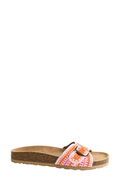 Dirty Laundry Tetra Crochet Strap Sandal In Pink