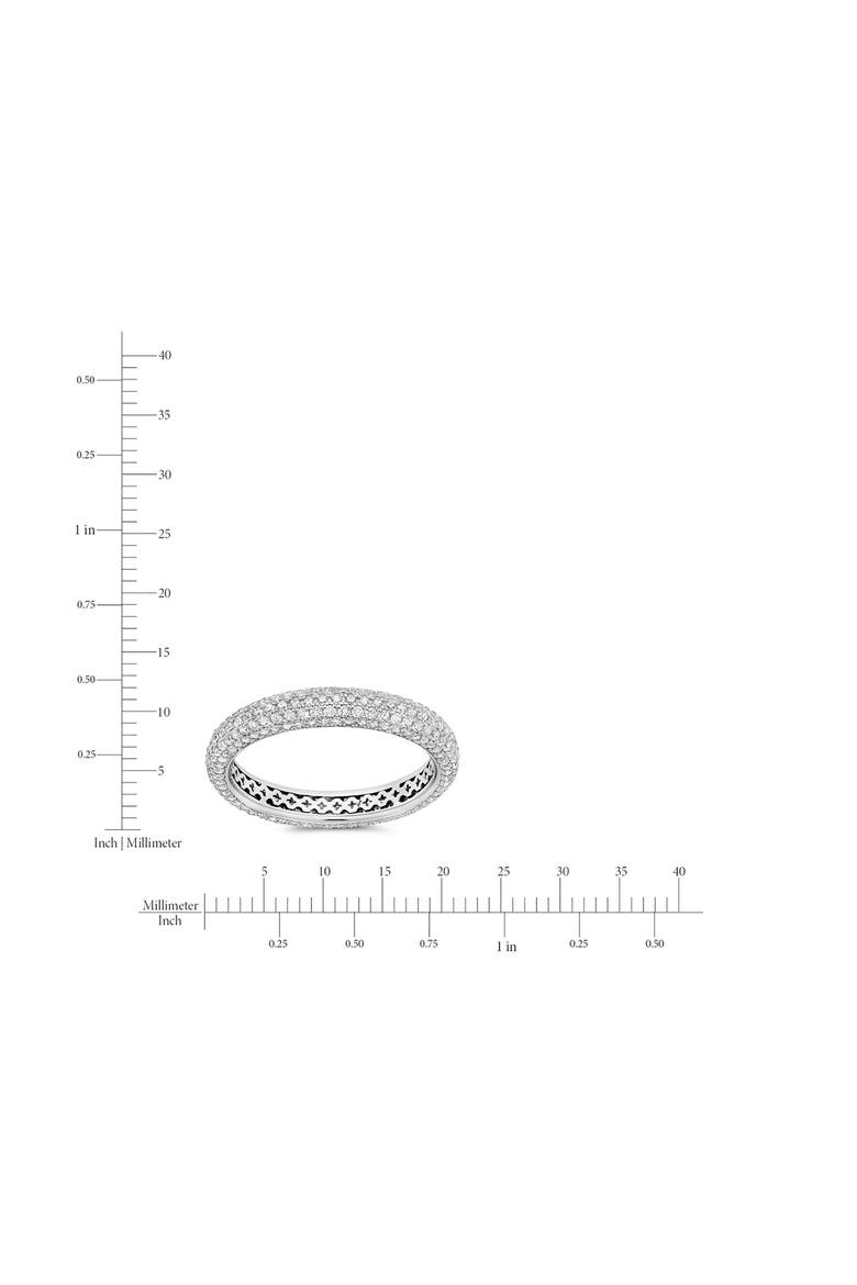 Chamonix Pavé Eternity Ring, Alternate, color, PURE PLATINUM/ CLEAR STONE