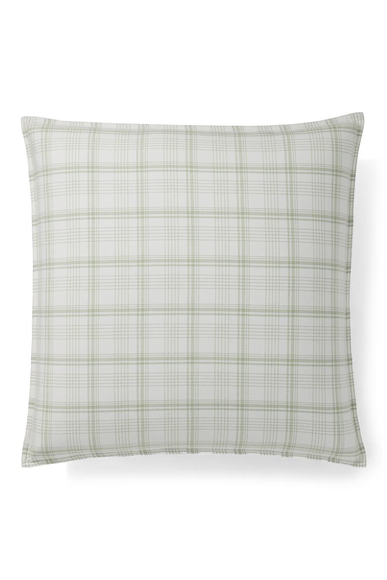 Maisie Plaid Throw Pillow, Main, color, GREEN