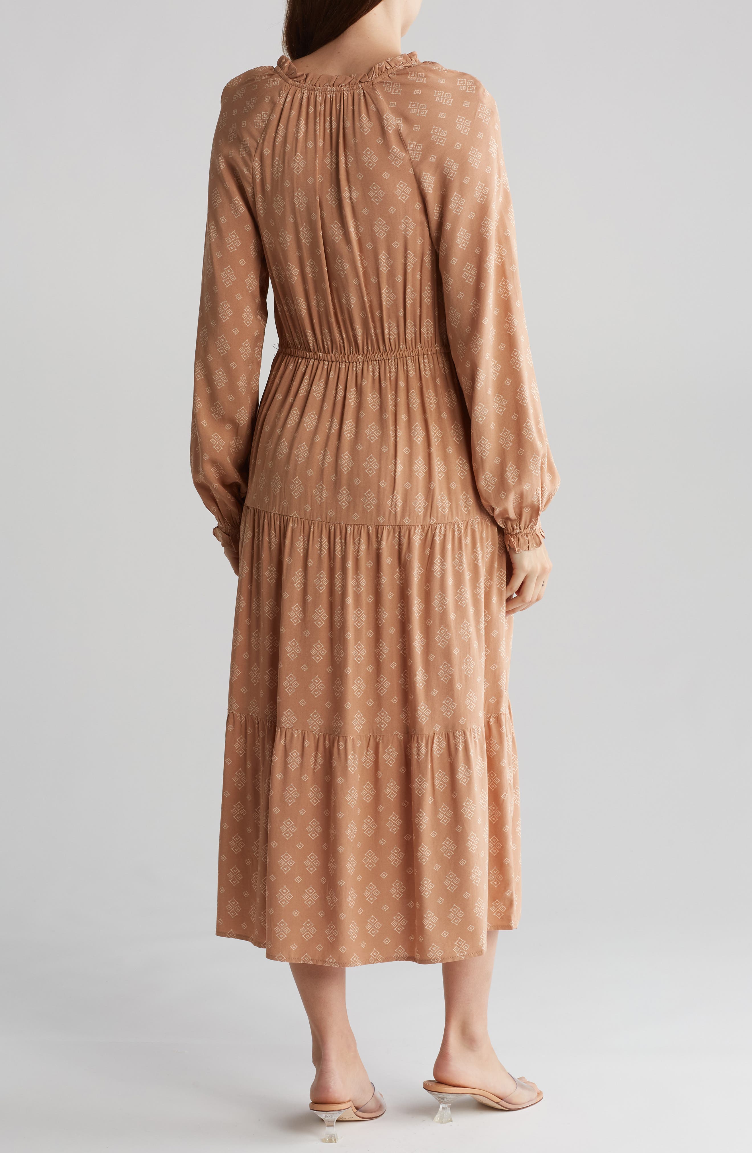 Lucky Brand Chalis Long Sleeve Maxi Dress (Women) | Nordstromrack