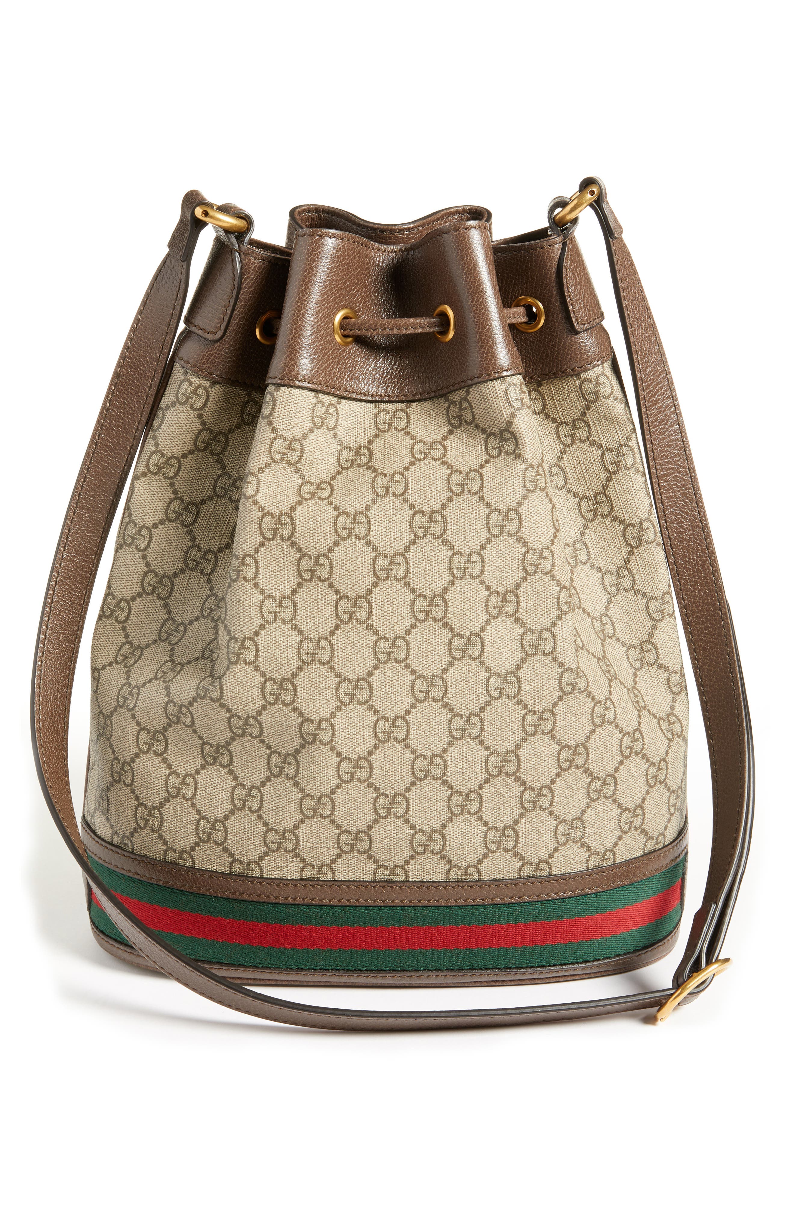 Gucci Bucket Shoulder Bag, Alternate, color, 