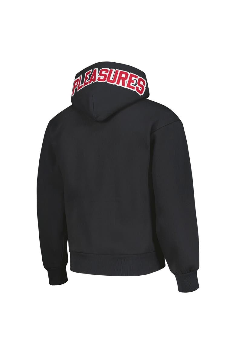 Men's PLEASURES Black Chicago Cubs Opening Day Full-Zip Hoodie, Alternate, color, Black
