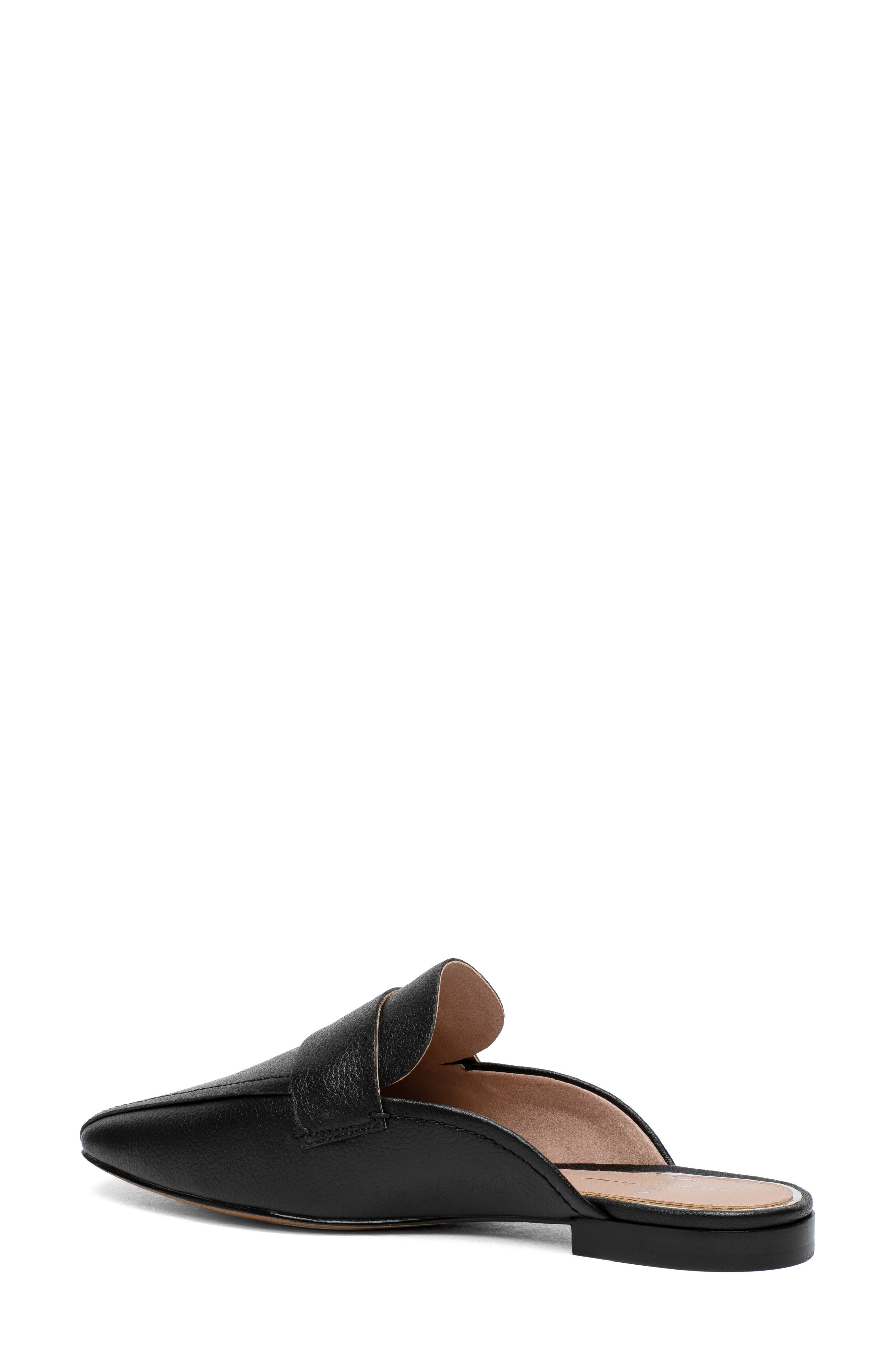 Linea Paolo Atlas Loafer Mule, Alternate, color, Black