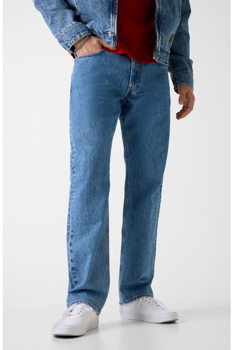 G16 Straight Leg Jeans, Main, color, BLUE
