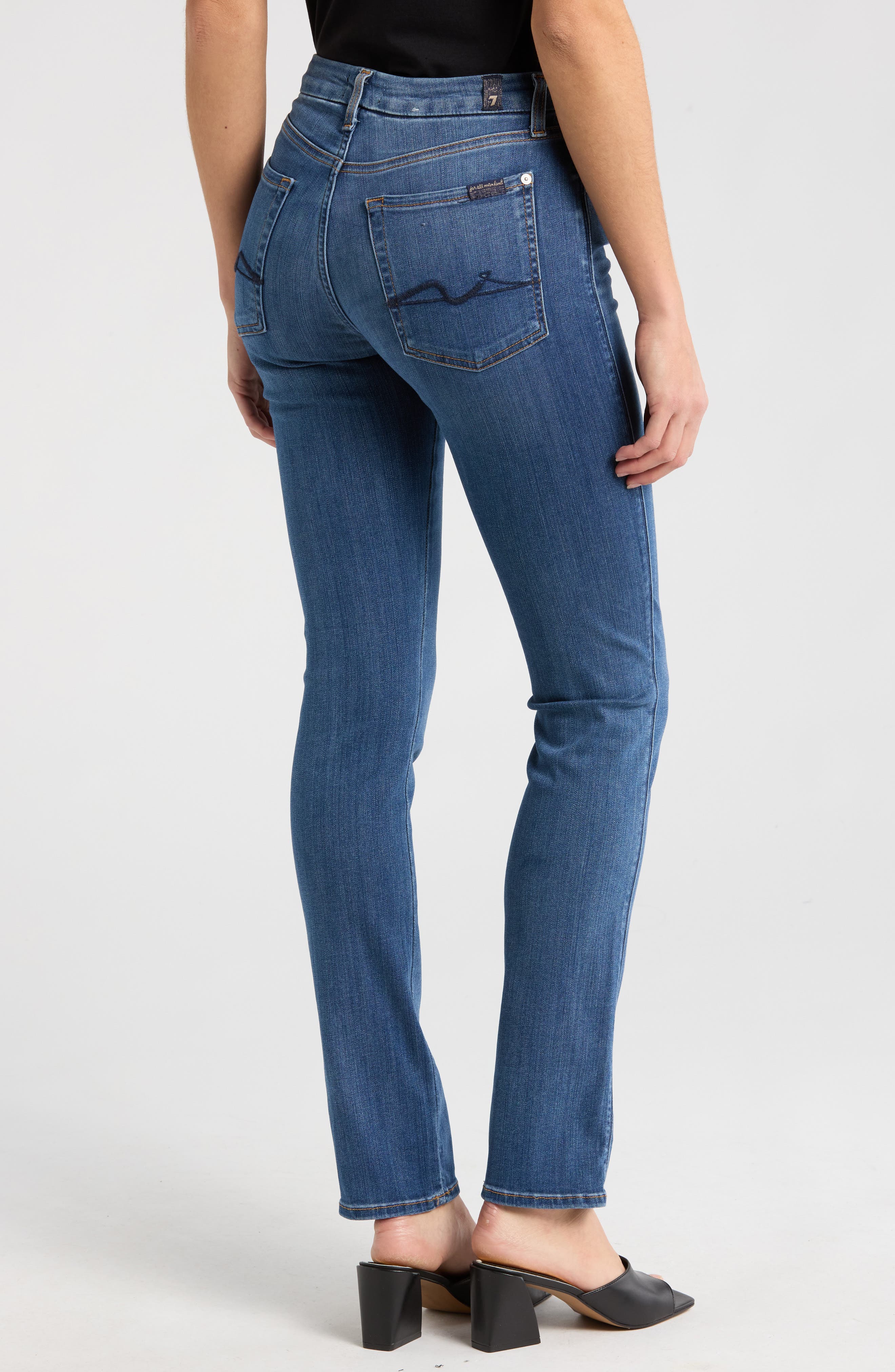 Jean 7 For All Mankind KIMMIE STRAIGHT Taille 24 - Neuf Avec étiquettes (prix Magasin : 198$)