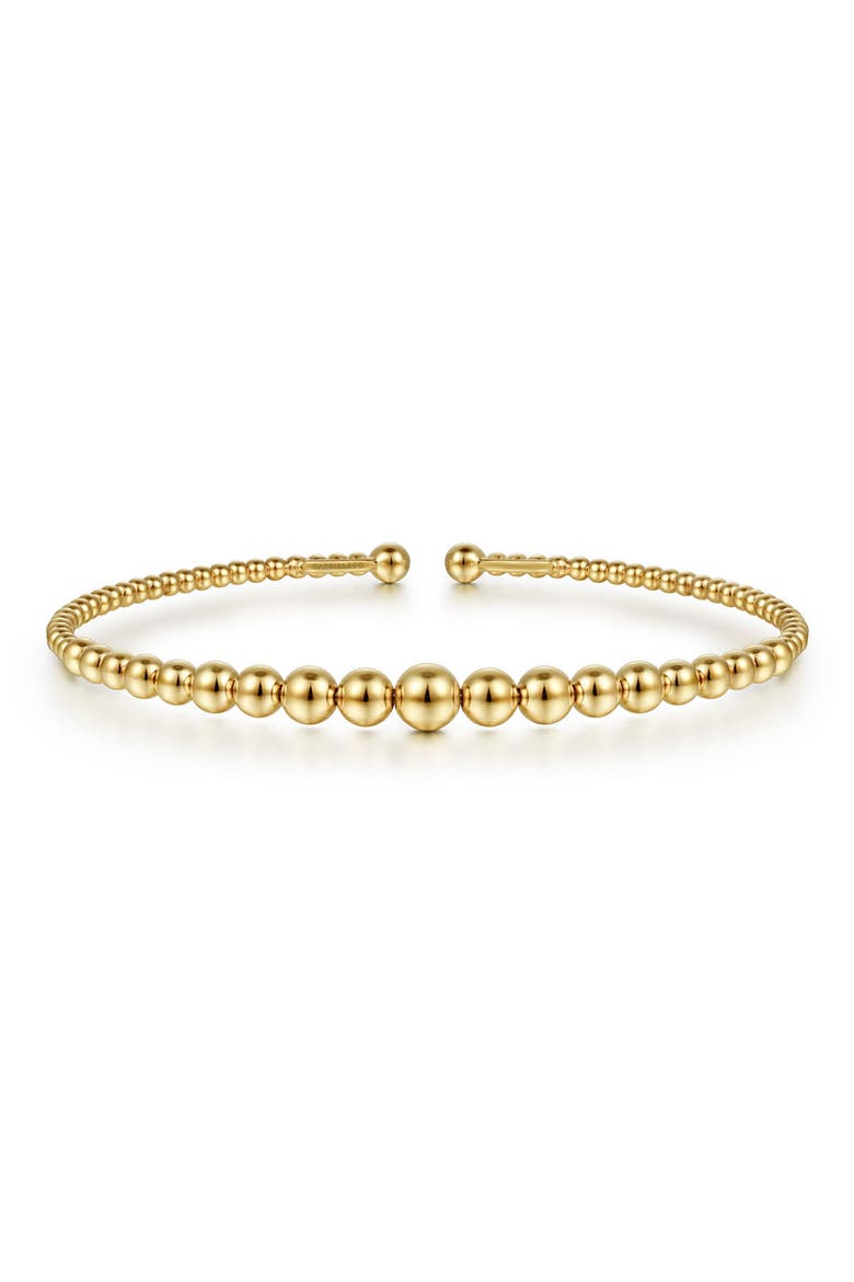 Bujukan Beaded Cuff Bracelet, Main, color, GOLD