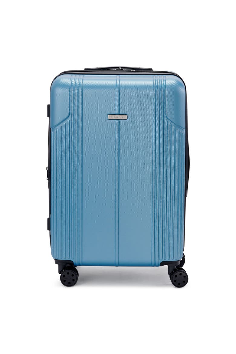 Horizon Upright Suitcase, Main, color, Stone Blue