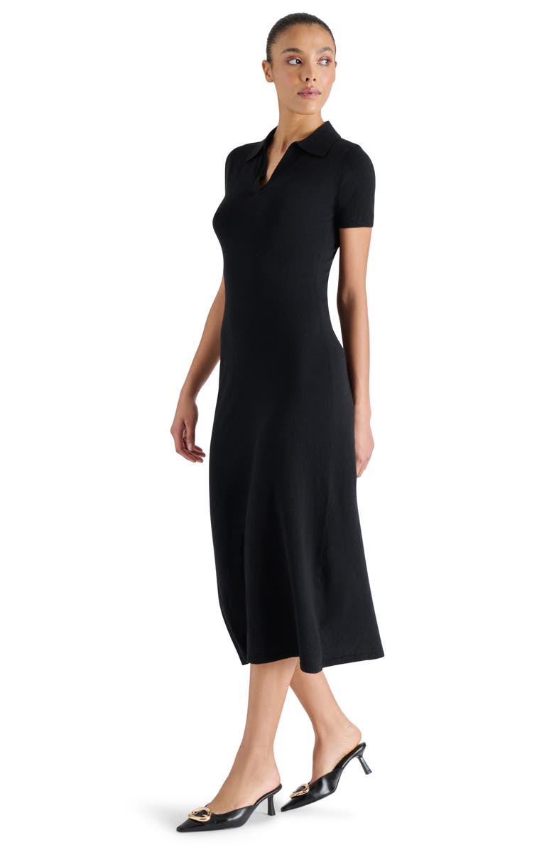 Steve Madden Banks Polo Midi Sweater Dress, Alternate, color, 