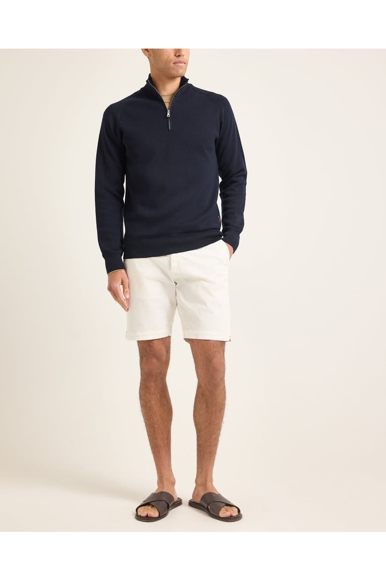 Dane Stretch-Cotton Tailored-Fit Shorts, Main, color, SEA MIST