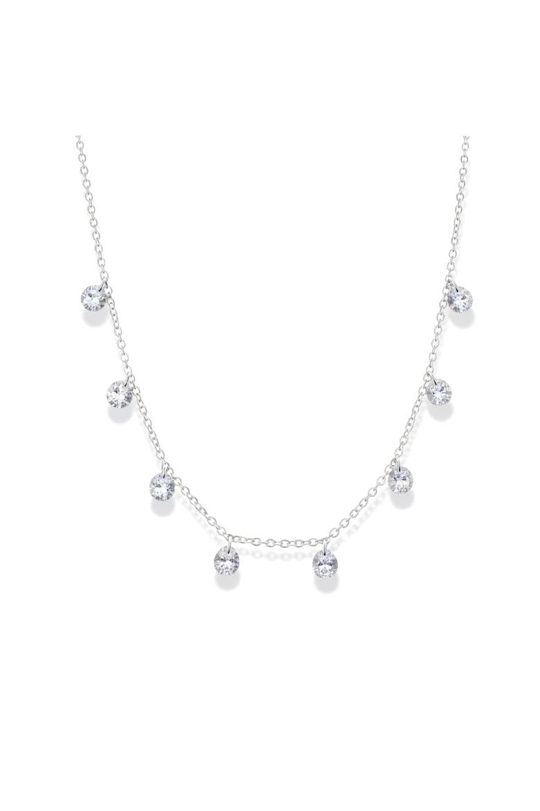 The Rosalie Shaker Necklace, Main, color, Silver