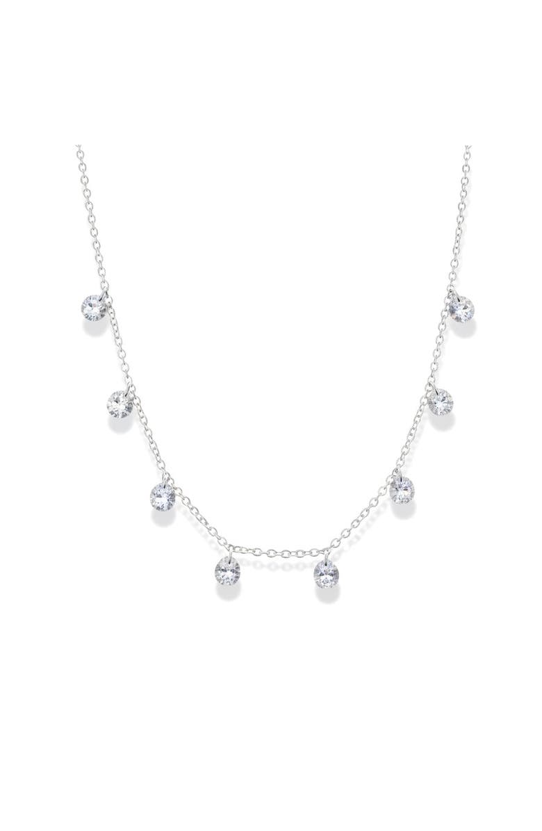 Leni James The Rosalie Shaker Necklace, Main, color, Silver