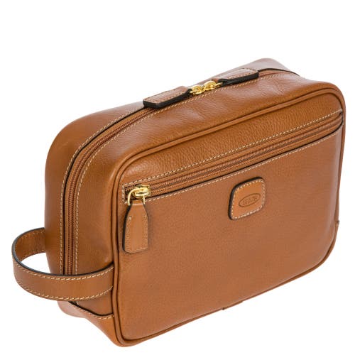 Bric's Life Pelle Travel Case In Brown