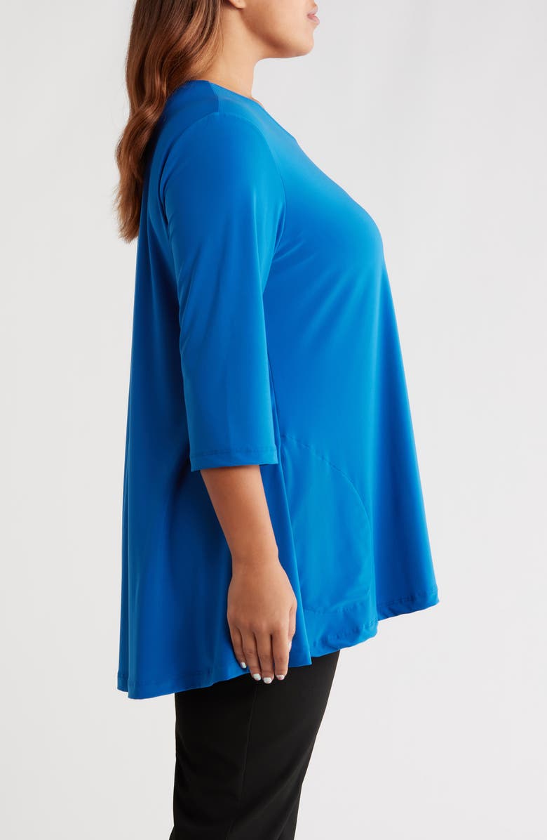 Vikki Vi Swing Tunic, Alternate, color, Azure