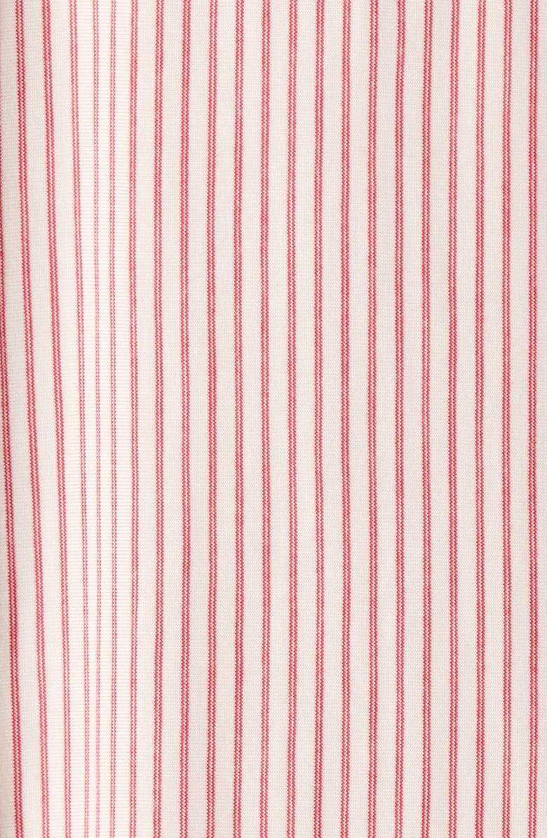 Eberjey Gisele Printed Long Pajamas, Alternate, color, Duo Stripe Hollyred/