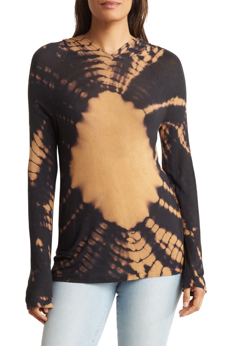 GO COUTURE Dolman Sleeve Hooded Top, Main, color,